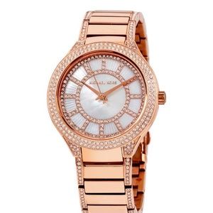 MICHAEL KORS Kerry Rose Gold Mother of Pearl Glitz
Watch - MK3313 Authentic
